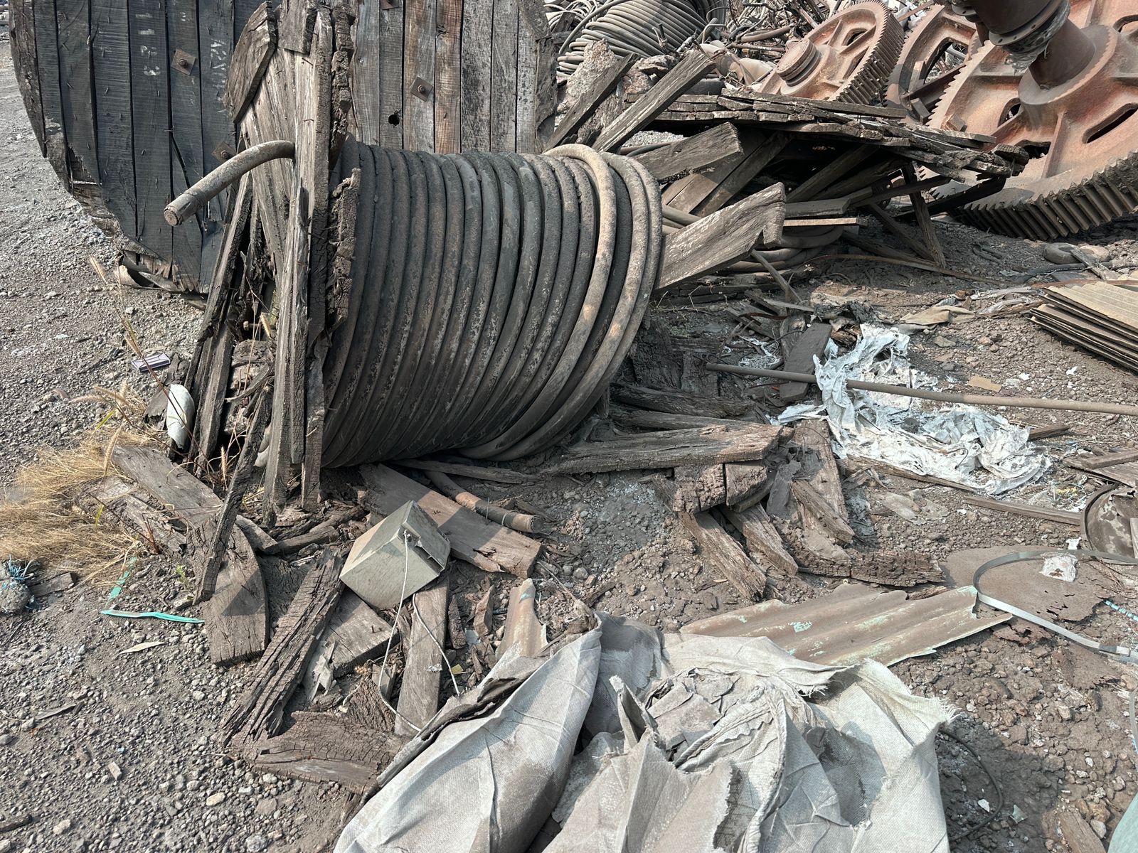 Loading e-waste into truck for recycling in Karnataka